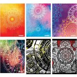  Zvezek Street Mandala A4 črte z robom Cene