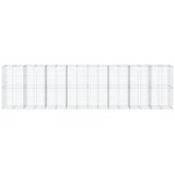  Gabionska košara s poklopcem 800x100x200 cm pocinčano željezo | shoptok.hr