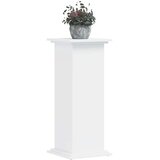 vidaXL Stojalo za rastline belo 33x33x80 cm inženirski les | Shoptok.si