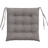  Jastučići za sjedenje 2 pcs Sivo-smeđa 40 x 40 x 6 cm tkanina | shoptok.hr