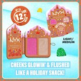 NYX Professional Makeup Gingerbaddie Land Buttermelt paleta highlightera i rumenila nijansa Light/Medium 1 kom | shoptok.hr