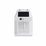 LED sončna stenska svetilka IP44 3W 3000K (100 lumnov), bela, (21643994)
