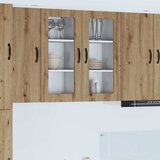 vidaXL Stenska kuhinjska omarica 2 pcs Umetni hrast 40 x 31 x 80 cm | Shoptok.si