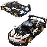 Kockice za slaganje sportskog automobila sa 242 elementa - crno/sivi | Shoptok.si