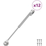  Hidraulična plinska opruga 12 pcs Srebrno 280 x 17 x 16 mm | shoptok.hr