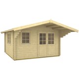 Male kuće Drvena kuća MALAGA B 380 × 380 cm sa šindrom | shoptok.hr