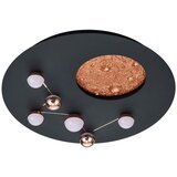 Tri O črna/v bronasti barvi led stropna svetilka ø 50 cm zodiac – Cene