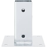  Postolja za stupove kvadratna 12 kom 71x71 mm pocinčani čelik | shoptok.hr
