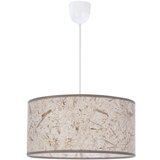 Candellux Lighting Bež viseča svetilka s tekstilnim senčnikom ø 30 cm Papirus – Cene
