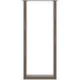  Noge za barski stol U-oblik 2 kom Prirodni čelik 40 x (110-111) cm Čelik | shoptok.hr