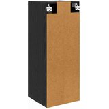 vidaXL Stenska omara Črna Orehovina 34,5 x 34 x 90 cm Konstruiran les | Shoptok.si