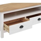 TV ormarić Hill bijeli 110 x 40 x 47 cm od masivne borovine | shoptok.hr