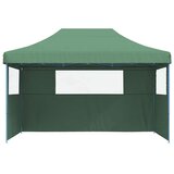 Šator za svadbe - šator za zabave Zelena 292 x 440 x 315 cm Oxford tkanina - Zelena s dvije bočne zidove Da | shoptok.hr