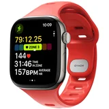 Vodoodporen športni pašček 42mm za Apple Watch model Tempo Band, Koralna, (5000275627)