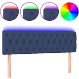 Uzglavlje plavo 144 x 7 x 78/88 cm od tkanine | shoptok.hr