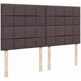  Krevet s oprugama i madracem tamnosmeđi 200x200 cm od tkanine | shoptok.hr