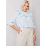 RUE PARIS Blouse-CHA-BZ-3312.30-light blue | Shoptok.si