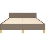 Okvir kreveta bez madraca smeđesivi 120x190cm tkanine | shoptok.hr