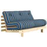 Karup Plava/smeđa sklopiva sofa 140 cm Roots – Cijene