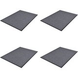  PVC otirači 4 kom sivi 90 x 60 cm | shoptok.hr