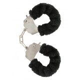 Toy Joy Furry Fun Cuffs - Plush Black Metal Handcuffs Toy Joy Furry Fun Cuffs - Plush Black Metal Handcuffs Slike