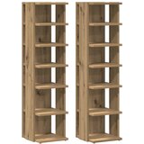  Ormarići za cipele 2 kom boja hrasta 28 x 27 x 102 cm drveni | shoptok.hr