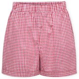 Only Kratke hlače & Bermuda Maye Check Shorts - Salsa/White Rdeča | Shoptok.si