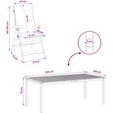  9-dijelni vrtni blagovaonski set Prirodna Čvrsto drvo akacije | shoptok.hr