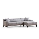  Kutna sofa Petra R 145x69x87cm Svijetlosiva | Eponuda.ba