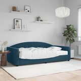  Dnevni krevet s madracem plavi 100 x 200 cm baršunasti | shoptok.hr