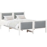  Konstrukcija postelje Svetlo siva 150 x 200 cm blago, (5000084569) | Shoptok.si