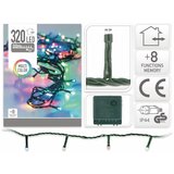 Pollin Novoletne lučke 320 LED RGB barvne 32m – 8 funkcij, (20379867) Cene