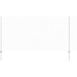 vidaXL Euro Ograja z 10 U Stebrički Siva 1,2x10 m Jeklo, (22085330) | Shoptok.si