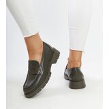Gemre Dark Green Eco Leather Loafers Mladenka | Shoptok.si