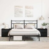 Noćni ormarić 2 kom Crni Hrast 50x40x43 5 cm Odlična Šporkast | shoptok.hr