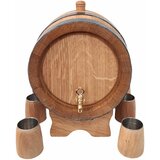  Hrastova bačva 5L + 6 čaša | shoptok.hr