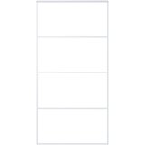  Klizna vrata od stakla ESG i aluminija 102,5 x 205 cm bijela | Eponuda.com