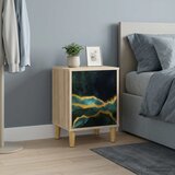  Noćni ormar WIJHE Hrast sonoma 36 x 33 x 50 cm | shoptok.hr