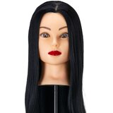 Shumee Frizerska učna glava Gabbiano WZ2, sintetični lasje, barva 1H, dolžina 24", (21399886) Cene