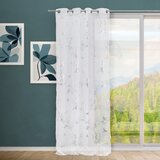 Casa Selección Bijela/u srebrnoj boji prozirna zavjesa 140x260 cm Paradis – | shoptok.hr