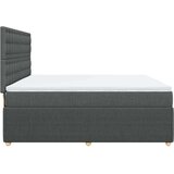 vidaXL Okvir kreveta s oprugama i madrac svjetlosivi 180x200cm tkanina | shoptok.hr