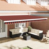 vidaXL senčnik za okvir 5 m večbarvni 4.8x0.2 m Cene