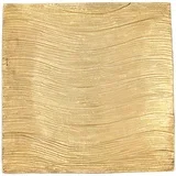 dekorativni tanjir dune 33x33 cm, zlatne boje