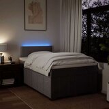 vidaXL Box spring postelja z vzmetnico taupe 120x190 cm blago, (21306094) | Shoptok.si