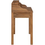  Radni stol Prirodna 89,5 x 49,5 x 100 cm Čvrsto teak drvo | shoptok.hr