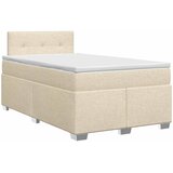  Boxspring krevet s madracem Krem 120 x 190 cm Tkanina | shoptok.hr