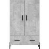  Visoka komoda boja betona 69,5 x 31 x 115 cm konstruirano drvo | shoptok.hr