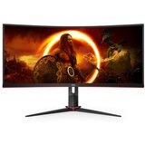 AOC Monitor AOC 34" CU34G2X/BK Gaming zakrivljeni Frameless Immersive UltraWide QHD 3440x1440,144Hz. 1ms. VA Panel,HA. DP. HDMI. 3godGAR. Black-red | Eponuda.ba