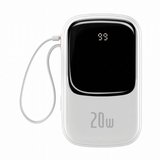Baseus prenosna baterija 20.000 mah 20W bela powerbank PPQD060202 lightning | Shoptok.si