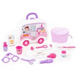 Polesie Doktorski set za decu 16 delova u koferu sa točkovima roze ( SW12075 ) | ePonuda.com